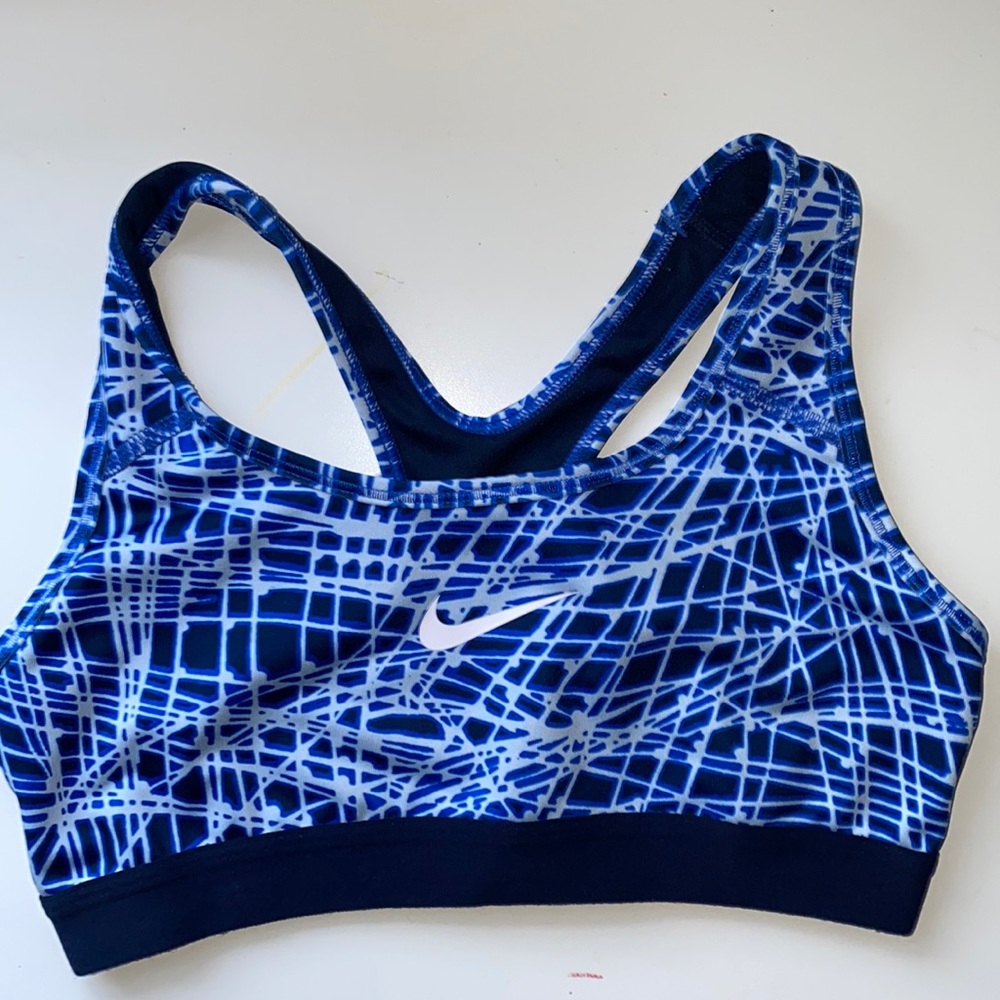 New, Never Worn Blue Nike Athletic Sports Bra